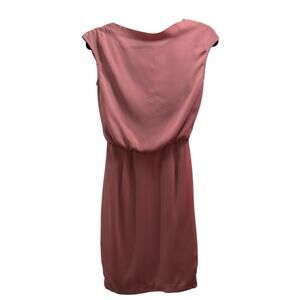 Reiss Dusty Rose Backless Back Tie Dress